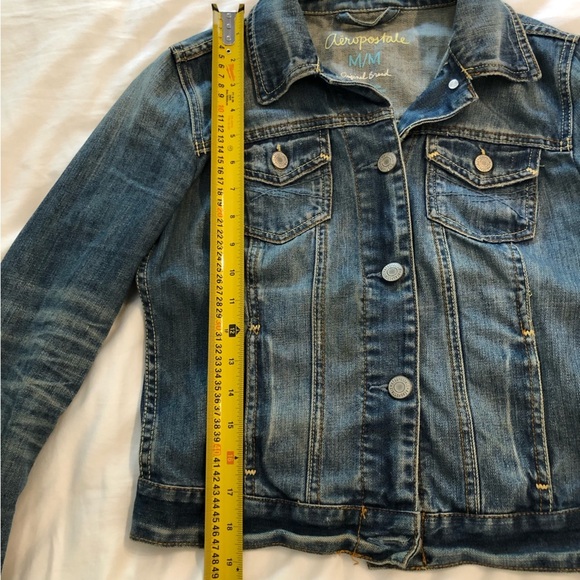 ⭐️2/$20⭐️ Aeropostale denim jacket size M - Picture 5 of 8